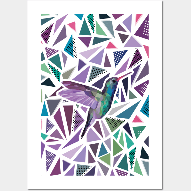 Hummingbird Wall Art by LotusArtStudio